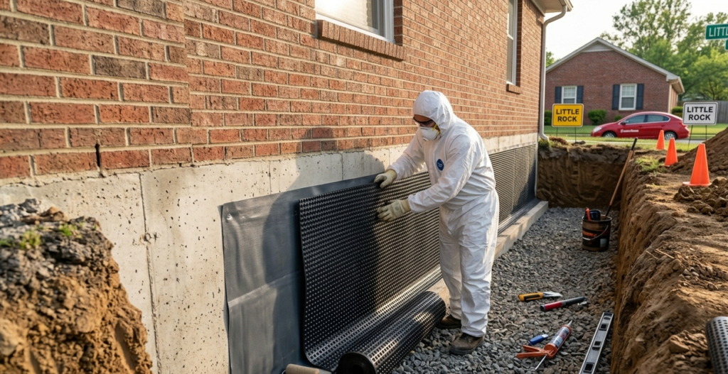 Foundation Waterproofing In Little Rock, AR